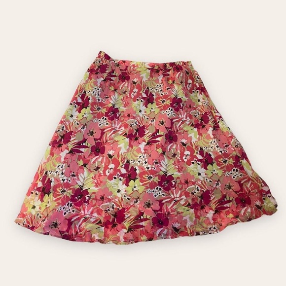 🍒🌺 Vintage y2k Floral Midi Skirt 🌺🍒 - Picture 4 of 4
